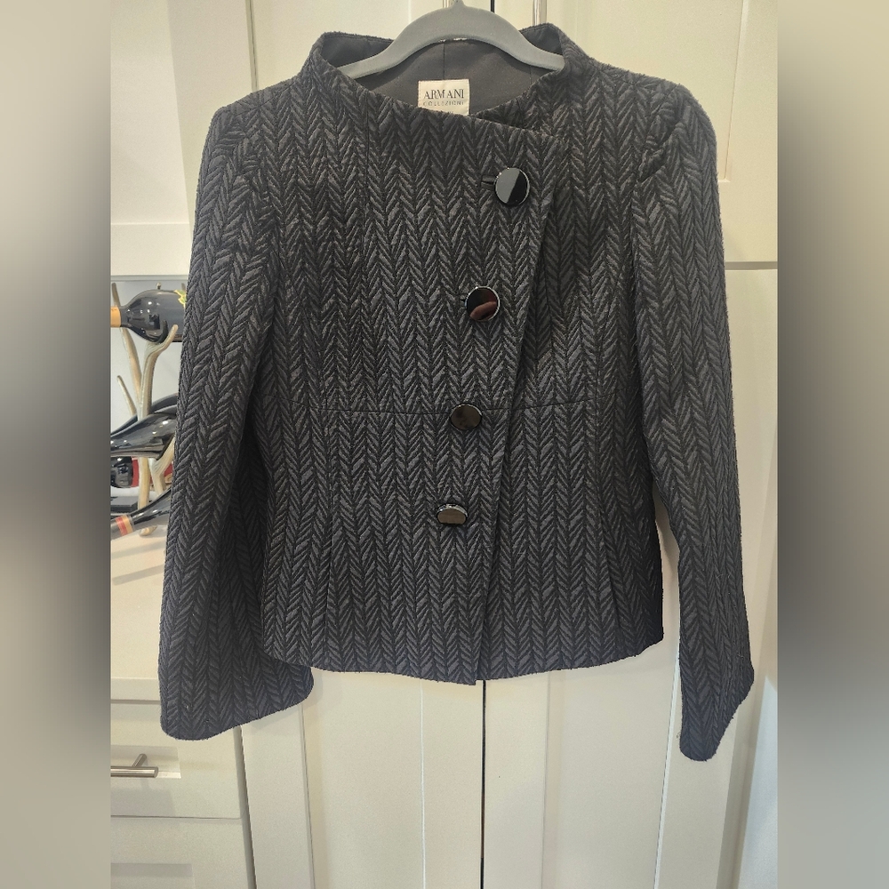 Armani Herringbone Jacket - image 2